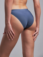 Бесшовные трусики слипы синего цвета Natural Comfort